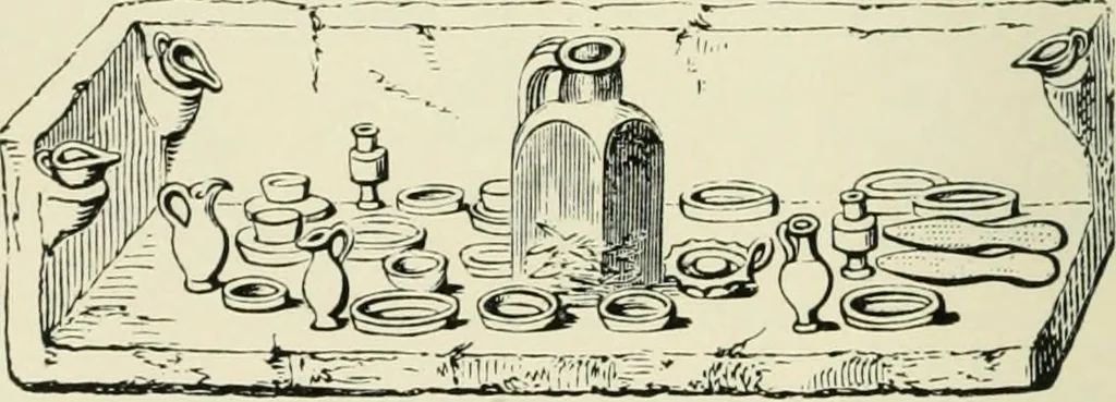 An illustration from The Celt, the Roman, and the Saxon : a history of the early inhabitants of Britain, down to the conversion of the Anglo-Saxons to Christianity ; illustrated by the ancient remains brought to light by recent research / by Thomas Wright ; with numerous engravings on wood, 1902, leaf 379