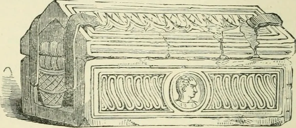An illustration from The Celt, the Roman, and the Saxon : a history of the early inhabitants of Britain, down to the conversion of the Anglo-Saxons to Christianity ; illustrated by the ancient remains brought to light by recent research / by Thomas Wright ; with numerous engravings on wood, 1902, leaf 383