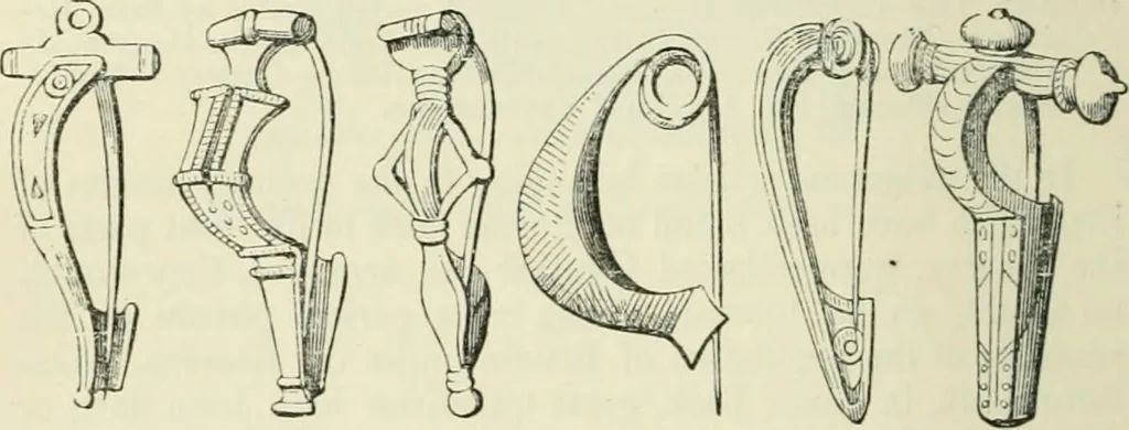 An illustration from The Celt, the Roman, and the Saxon : a history of the early inhabitants of Britain, down to the conversion of the Anglo-Saxons to Christianity ; illustrated by the ancient remains brought to light by recent research / by Thomas Wright ; with numerous engravings on wood, 1902, leaf 409