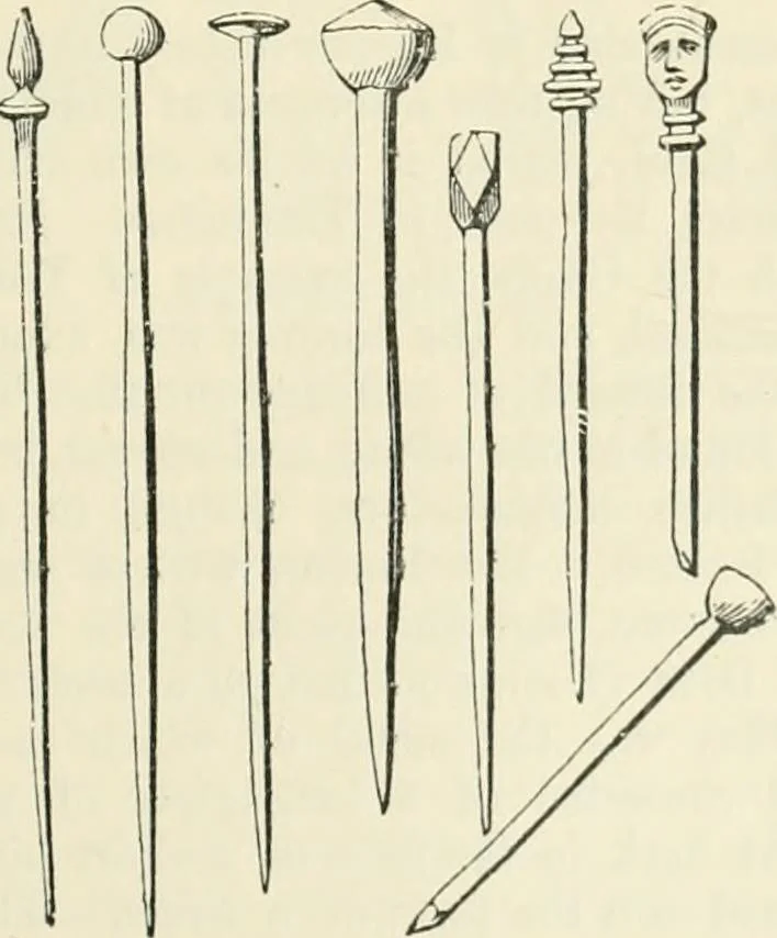 An illustration from The Celt, the Roman, and the Saxon : a history of the early inhabitants of Britain, down to the conversion of the Anglo-Saxons to Christianity ; illustrated by the ancient remains brought to light by recent research / by Thomas Wright ; with numerous engravings on wood, 1902, leaf 410