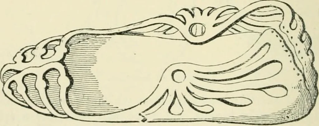 An illustration from The Celt, the Roman, and the Saxon : a history of the early inhabitants of Britain, down to the conversion of the Anglo-Saxons to Christianity ; illustrated by the ancient remains brought to light by recent research / by Thomas Wright ; with numerous engravings on wood, 1902, leaf 413