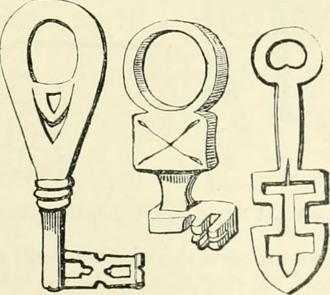 An illustration from The Celt, the Roman, and the Saxon : a history of the early inhabitants of Britain, down to the conversion of the Anglo-Saxons to Christianity ; illustrated by the ancient remains brought to light by recent research / by Thomas Wright ; with numerous engravings on wood, 1902, leaf 416