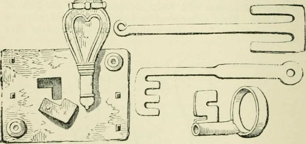 An illustration from The Celt, the Roman, and the Saxon : a history of the early inhabitants of Britain, down to the conversion of the Anglo-Saxons to Christianity ; illustrated by the ancient remains brought to light by recent research / by Thomas Wright ; with numerous engravings on wood, 1902, leaf 417