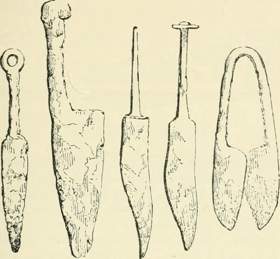 An illustration from The Celt, the Roman, and the Saxon : a history of the early inhabitants of Britain, down to the conversion of the Anglo-Saxons to Christianity ; illustrated by the ancient remains brought to light by recent research / by Thomas Wright ; with numerous engravings on wood, 1902, leaf 426
