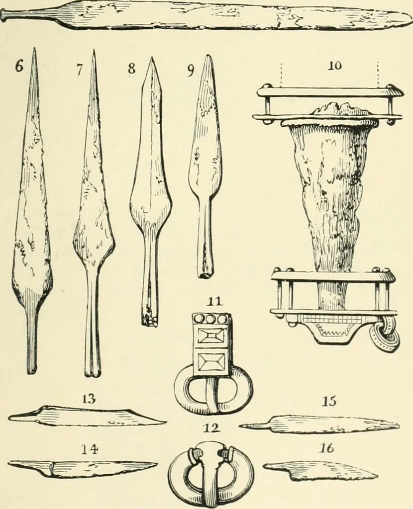 An illustration from The Celt, the Roman, and the Saxon : a history of the early inhabitants of Britain, down to the conversion of the Anglo-Saxons to Christianity ; illustrated by the ancient remains brought to light by recent research / by Thomas Wright ; with numerous engravings on wood, 1902, leaf 488