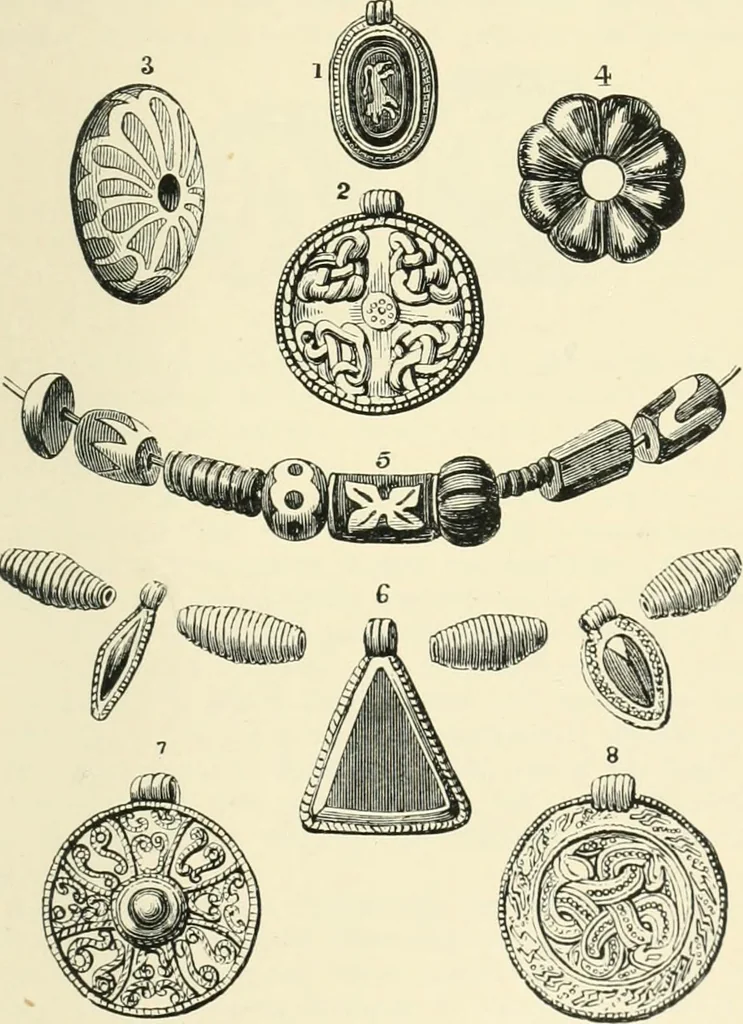 An illustration from The Celt, the Roman, and the Saxon : a history of the early inhabitants of Britain, down to the conversion of the Anglo-Saxons to Christianity ; illustrated by the ancient remains brought to light by recent research / by Thomas Wright ; with numerous engravings on wood, 1902, leaf 504