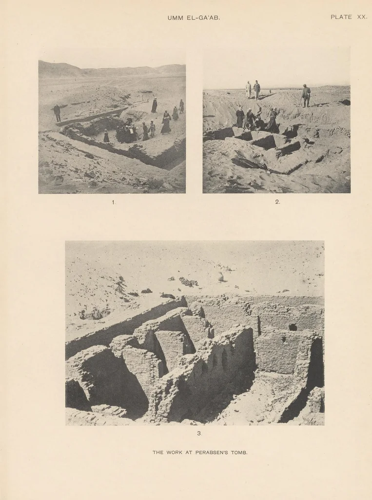 An illustration from The Cemeteries of Abydos, 1913, leaf 111