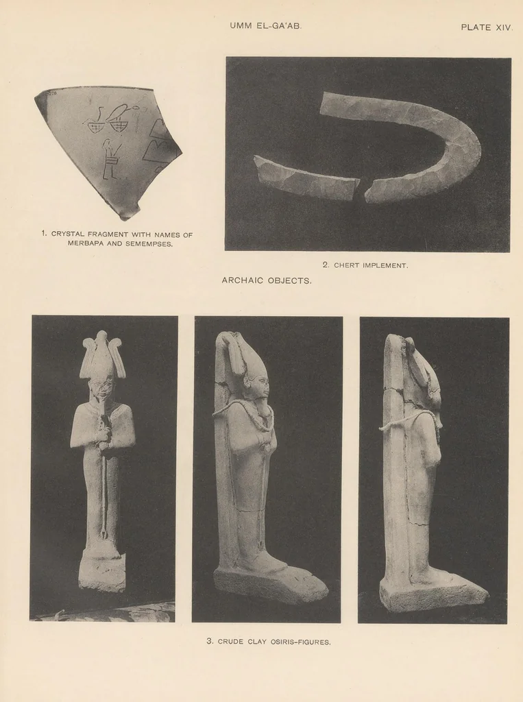 An illustration from The Cemeteries of Abydos, 1913, leaf 99