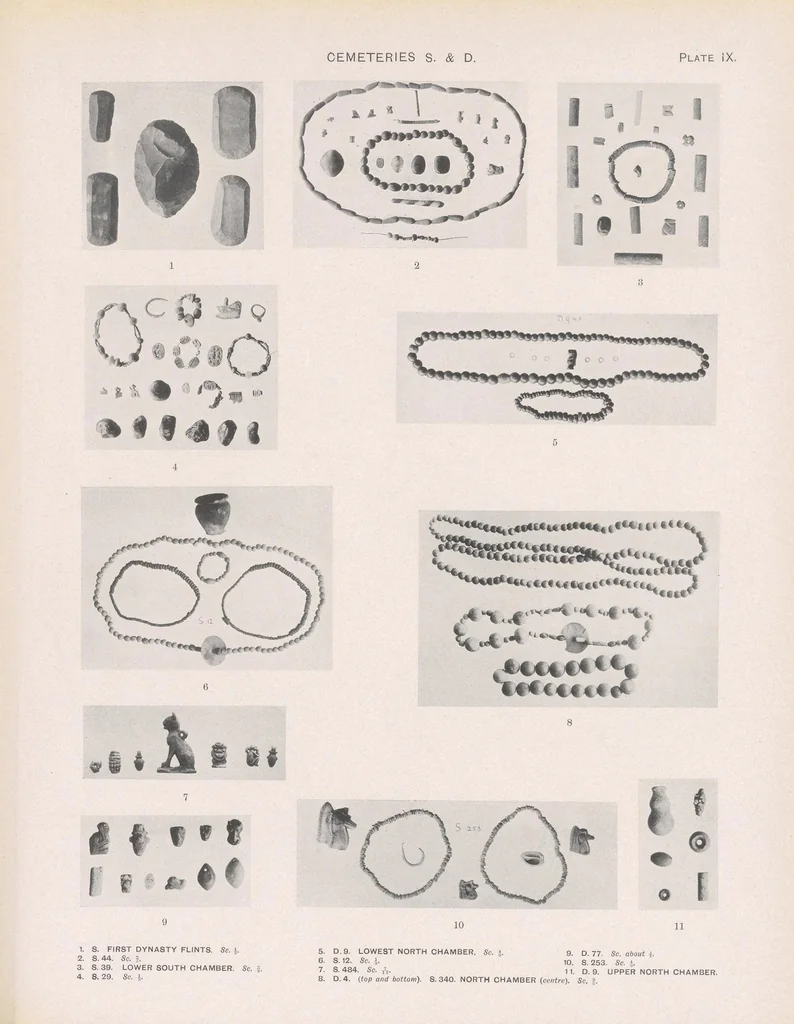 An illustration from The Cemeteries of Abydos, 1913, leaf 173