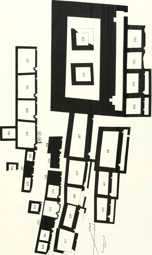 An illustration from The Cemeteries of Abydos, 1913, leaf 100