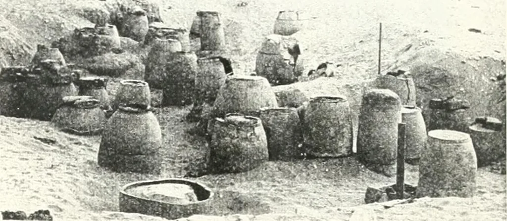 An illustration from The Cemeteries of Abydos, 1913, leaf 102