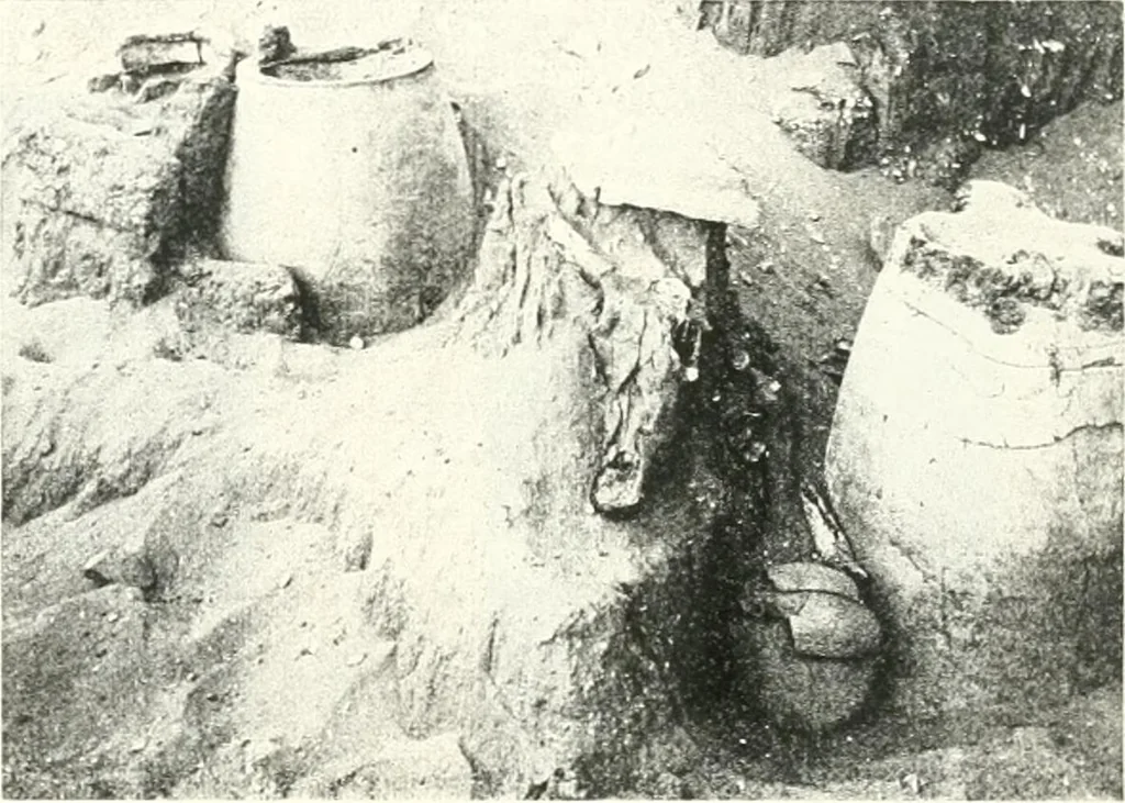 An illustration from The Cemeteries of Abydos, 1913, leaf 102