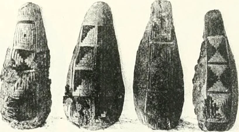 An illustration from The Cemeteries of Abydos, 1913, leaf 108