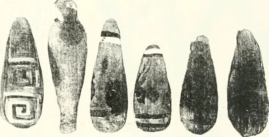 An illustration from The Cemeteries of Abydos, 1913, leaf 110