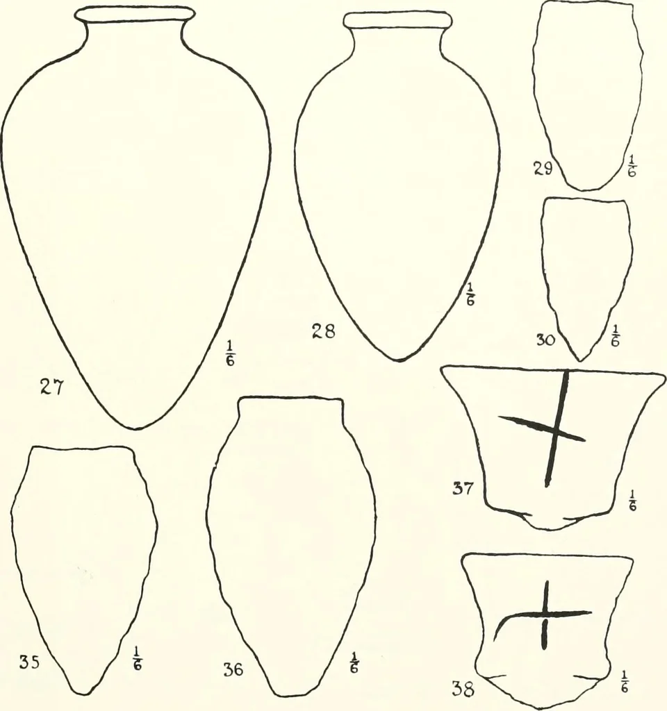 An illustration from The Cemeteries of Abydos, 1913, leaf 76