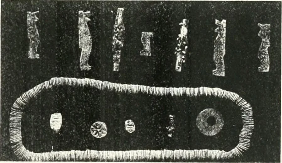 An illustration from The Cemeteries of Abydos, 1913, leaf 90
