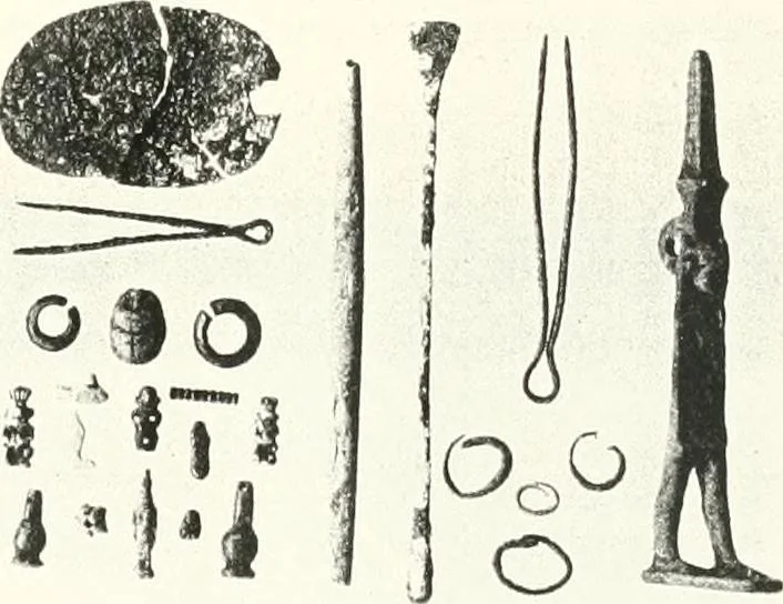 An illustration from The Cemeteries of Abydos, 1913, leaf 94