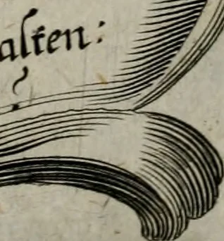 An illustration from Cenotaphium piis manibus Ferdinandi III. Rom Imp. ... : Caesareis Virtutib. et Symbolis adornatum à Caesareo et Academico Collegio Soc[e]tis Jesu Vienna inter parentales moerores erectum, Die XIII. Junii Anno D[omi]ni MDCLVII, 1657, leaf 44