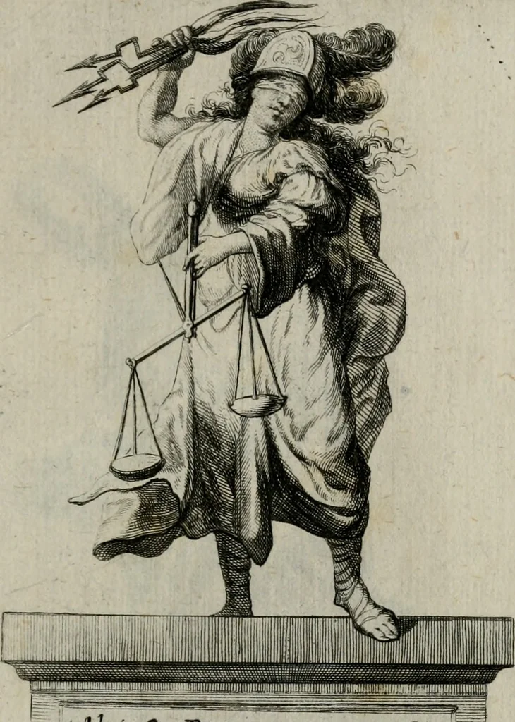 An illustration from Cenotaphium piis manibus Ferdinandi III. Rom Imp. ... : Caesareis Virtutib. et Symbolis adornatum à Caesareo et Academico Collegio Soc[e]tis Jesu Vienna inter parentales moerores erectum, Die XIII. Junii Anno D[omi]ni MDCLVII, 1657, leaf 80