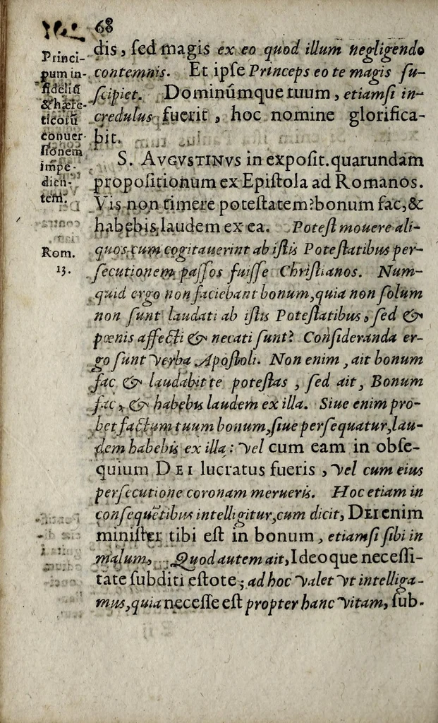 An illustration from Censura sacrae facultatis theologiae Parisiensis, lata in librum qui inscribitur, Antonij Sanctarelli, ex Soc. Iesu, Tractatus de haeresi, schismate, apostasia, sollicitatione in sacramento penitentiae, & de potestate summi pontificis in his delictis puniendis ..., 1626, leaf 84