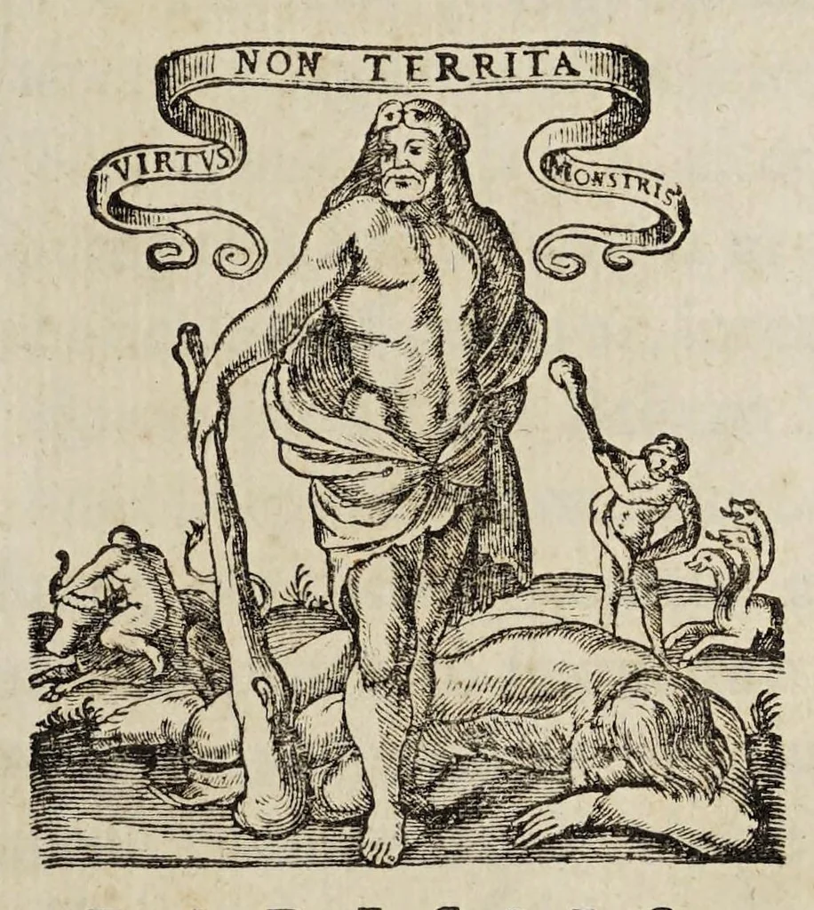 An illustration from Censvra Sacrae Facvltatis Theologiae Parisiensis, lata in libellum qui inscribitur, 1644, leaf 1