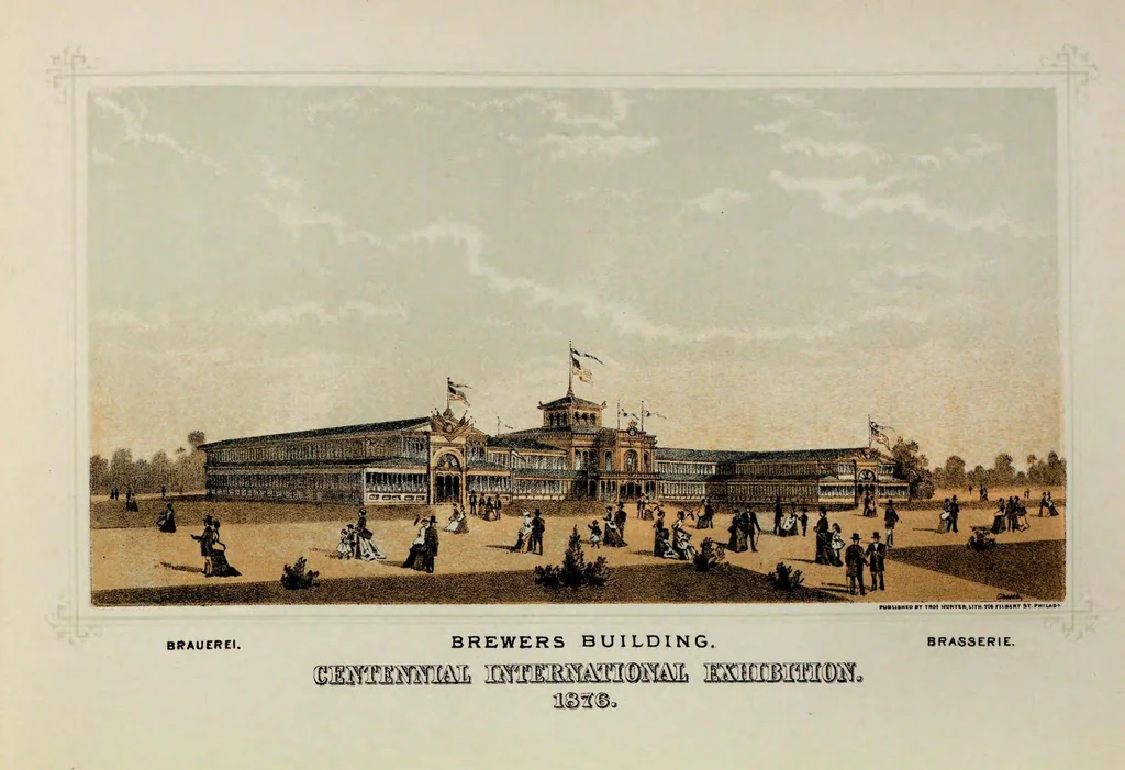 An illustration from Centennial portfolio: a souvenir of the international exhibition at Philadelphia, comprising lithographic views of fifty of its principal buildings, 1876, leaf 67