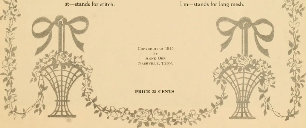 An illustration from Center pieces and lungh sets in crochet work .., 1915, leaf 2