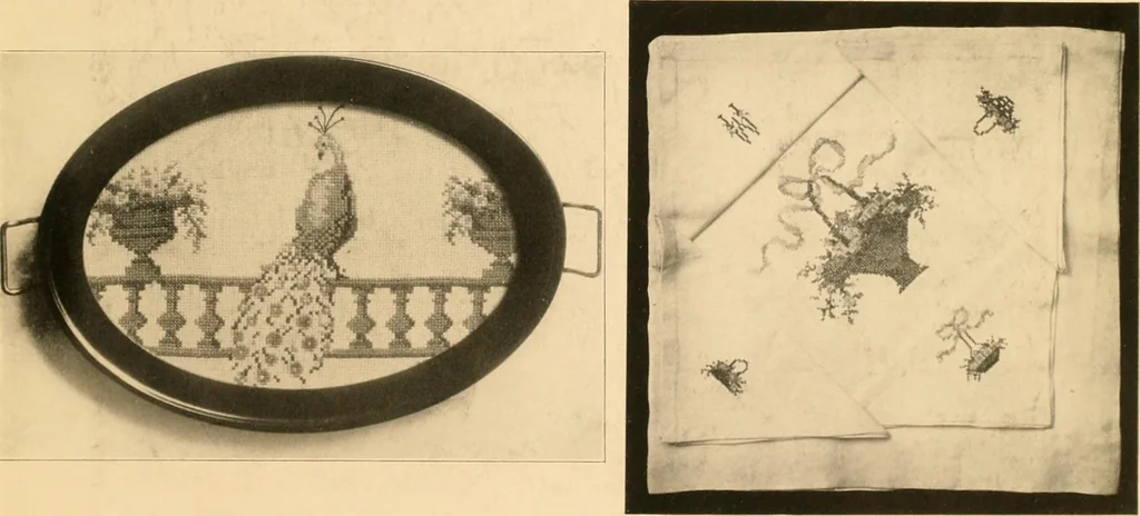 An illustration from Center pieces and lungh sets in crochet work .., 1915, leaf 26