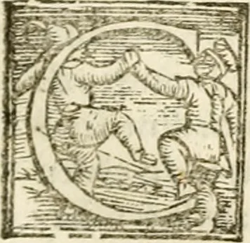 An illustration from Cento givochi liberali, et d'ingegno, 1551, leaf 208
