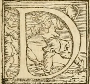 An illustration from Cento givochi liberali, et d'ingegno, 1551, leaf 22