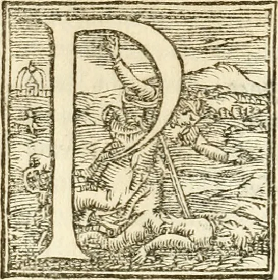 An illustration from Cento givochi liberali, et d'ingegno, 1551, leaf 239