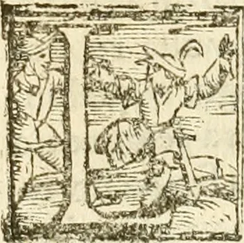 An illustration from Cento givochi liberali, et d'ingegno, 1551, leaf 245