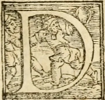 An illustration from Cento givochi liberali, et d'ingegno, 1551, leaf 256