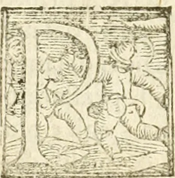 An illustration from Cento givochi liberali, et d'ingegno, 1551, leaf 27