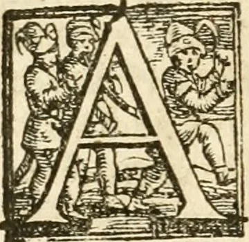 An illustration from Cento givochi liberali, et d'ingegno, 1551, leaf 283