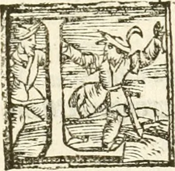 An illustration from Cento givochi liberali, et d'ingegno, 1551, leaf 293