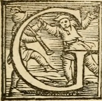 An illustration from Cento givochi liberali, et d'ingegno, 1551, leaf 30