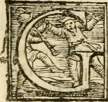 An illustration from Cento givochi liberali, et d'ingegno, 1551, leaf 322