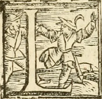 An illustration from Cento givochi liberali, et d'ingegno, 1551, leaf 325