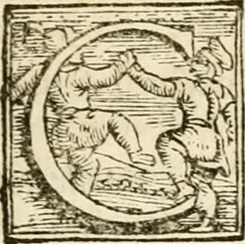 An illustration from Cento givochi liberali, et d'ingegno, 1551, leaf 328