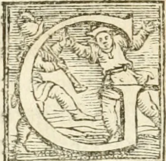 An illustration from Cento givochi liberali, et d'ingegno, 1551, leaf 35