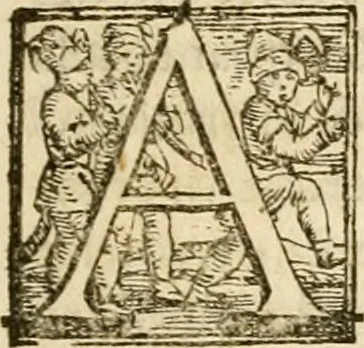 An illustration from Cento givochi liberali, et d'ingegno, 1551, leaf 38