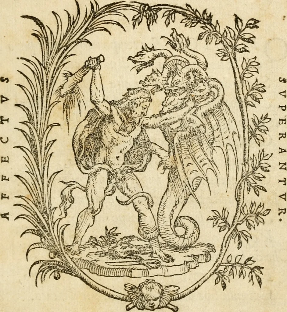 An illustration from Cento givochi liberali, et d'ingegno, 1551, leaf 4