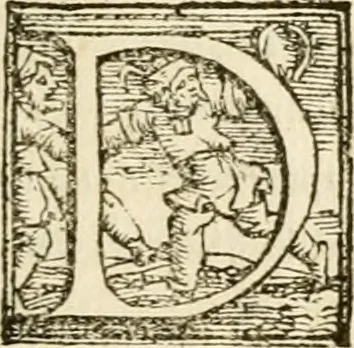 An illustration from Cento givochi liberali, et d'ingegno, 1551, leaf 48