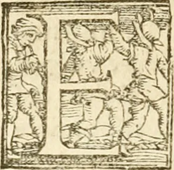An illustration from Cento givochi liberali, et d'ingegno, 1551, leaf 69