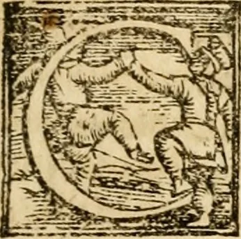 An illustration from Cento givochi liberali, et d'ingegno, 1551, leaf 86