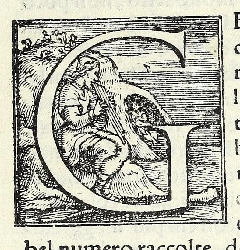 An illustration from Cento givochi liberali, et d'ingegno, 1551, leaf 13