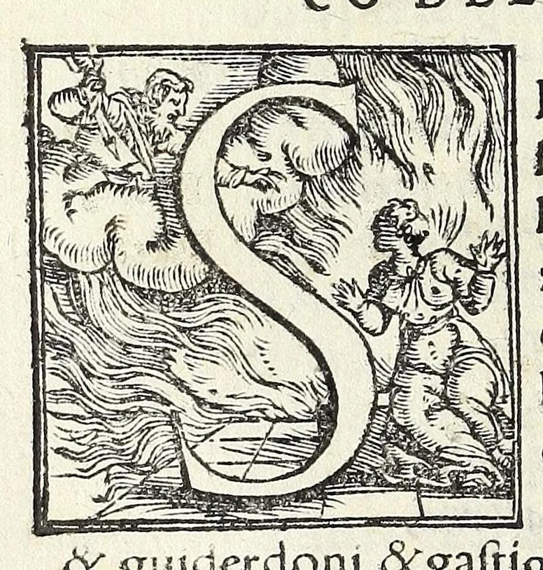 An illustration from Cento givochi liberali, et d'ingegno, 1551, leaf 274