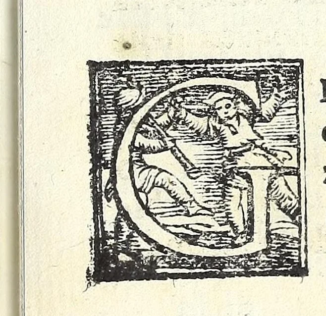 An illustration from Cento givochi liberali, et d'ingegno, 1551, leaf 323