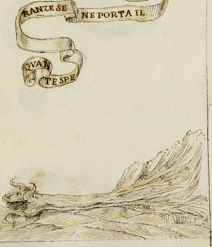 An illustration from Cento imprese, 1615, leaf 150